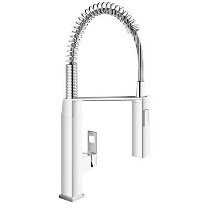 GROHE 31395000 - EUROCUBE mosogató csaptelep, 547 mm, fényes króm