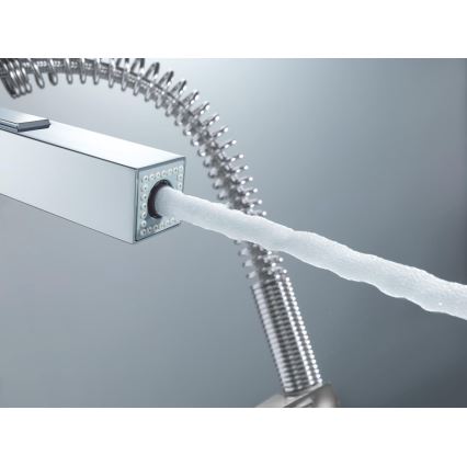 GROHE 31395000 - EUROCUBE mosogató csaptelep, 547 mm, fényes króm
