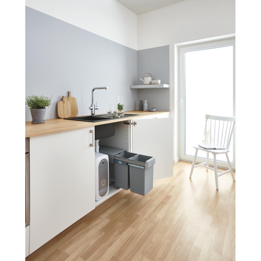 GROHE 31454001 - Mosogató csaptelep BLUE HOME, L-kifolyó, fényes króm