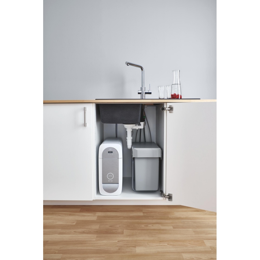 GROHE 31454001 - Mosogató csaptelep BLUE HOME, L-kifolyó, fényes króm