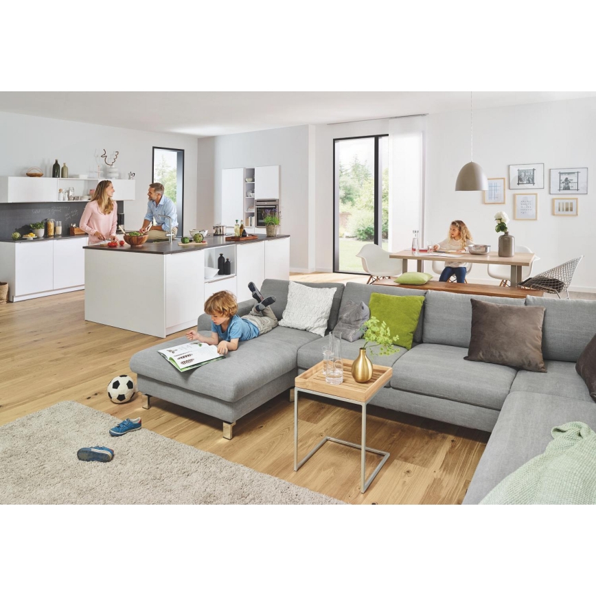 GROHE 31454001 - Mosogató csaptelep BLUE HOME, L-kifolyó, fényes króm