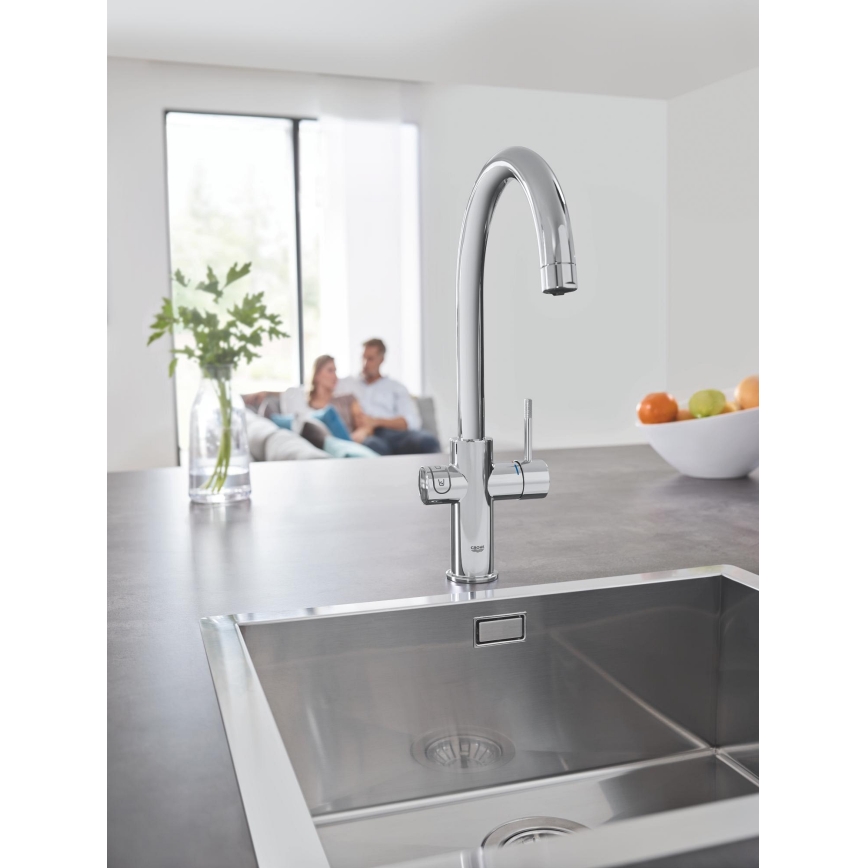 GROHE 31455001 - BLUE HOME mosogató csaptelep, fényes króm