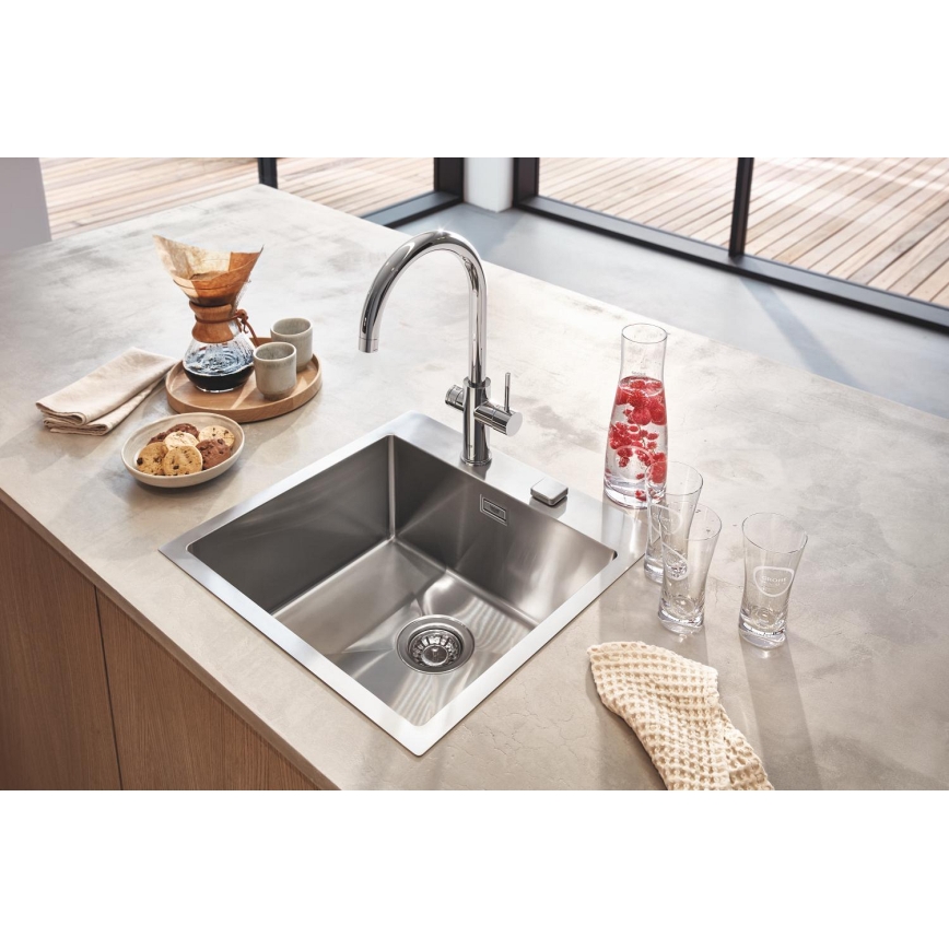 GROHE 31455001 - BLUE HOME mosogató csaptelep, fényes króm
