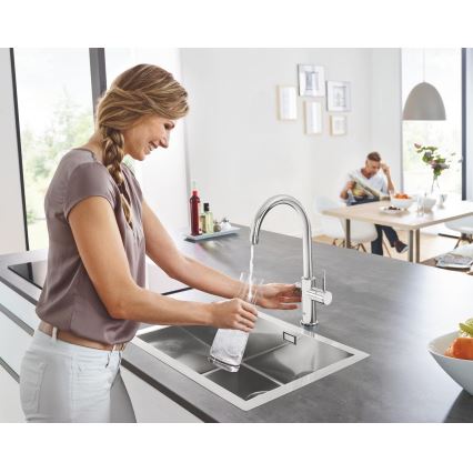GROHE 31455001 - BLUE HOME mosogató csaptelep, fényes króm
