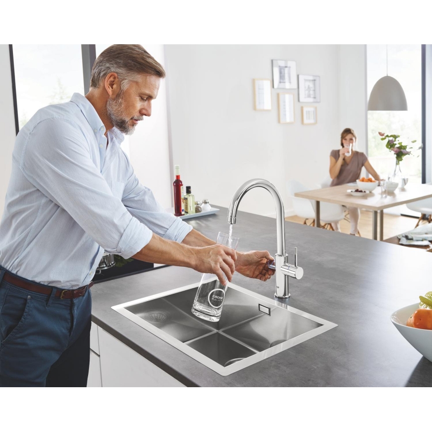 GROHE 31455001 - BLUE HOME mosogató csaptelep, fényes króm