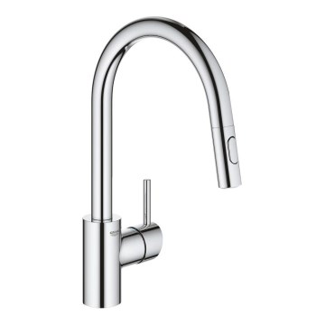 GROHE 31483002 - CONCETTO mosogató csaptelep, fényes króm