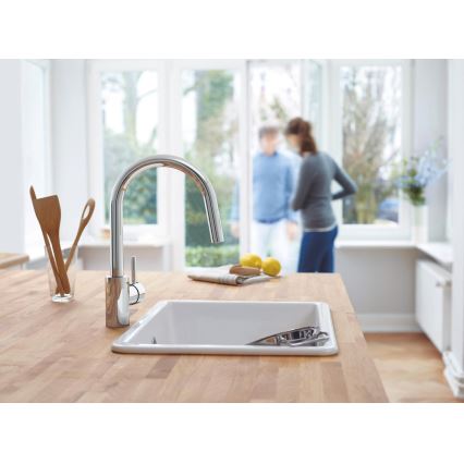 GROHE 31483002 - CONCETTO mosogató csaptelep, fényes króm