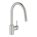 GROHE 31483DC2 - CONCETTO mosogató csaptelep, rozsdamentes acél