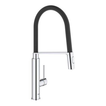GROHE 31491000 - CONCETTO mosogató csaptelep professzionális zuhanyfejjel, fényes króm