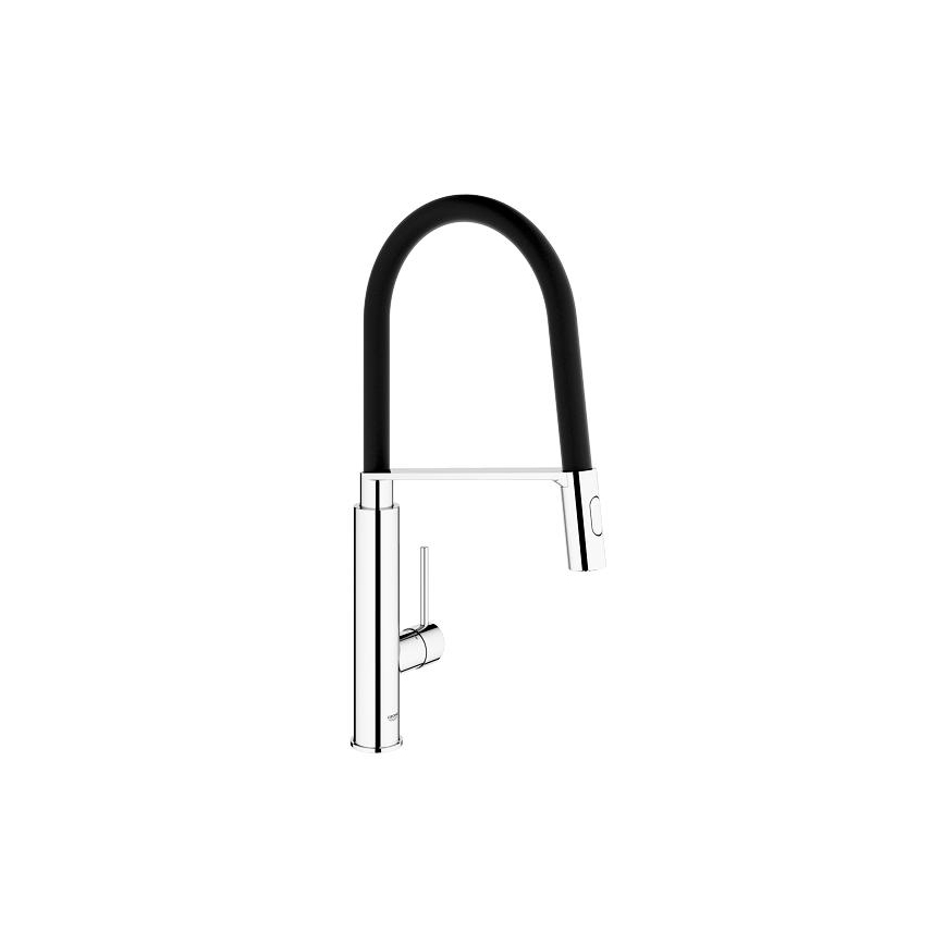 GROHE 31491000 - CONCETTO mosogató csaptelep professzionális zuhanyfejjel, fényes króm