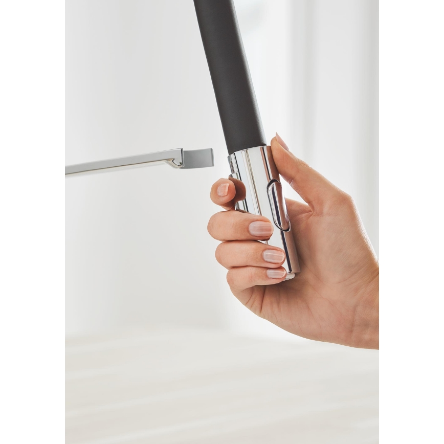 GROHE 31491000 - CONCETTO mosogató csaptelep professzionális zuhanyfejjel, fényes króm