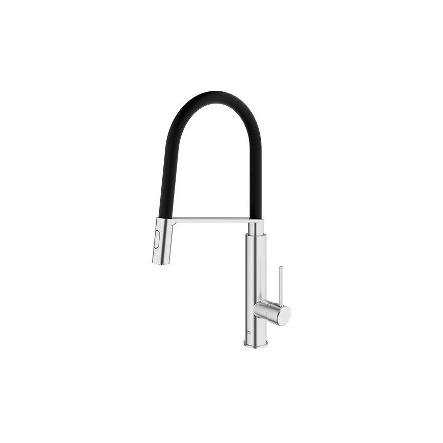 GROHE 31491DC0 - CONCETTO DN 15 mosogató csaptelep, nemesacél