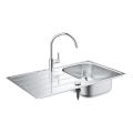 GROHE 31562SD1 - BAU konyhai mosogató és csaptelep szett 860 x 500 mm rozsdamentes acél