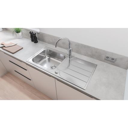 GROHE 31563SD1 - Mosogató K500 1000 × 500 mm rozsdamentes acél