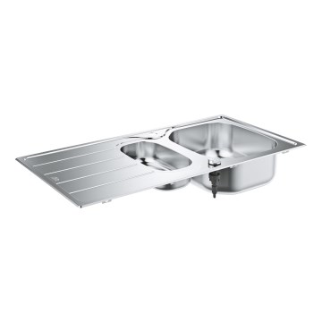 GROHE 31564SD1 - K200 konyhai mosogató 965 × 500 mm rozsdamentes acél