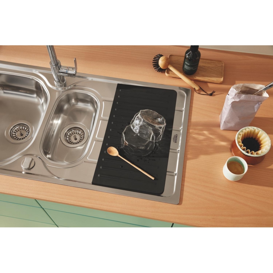 GROHE 31564SD1 - K200 mosogató 965 × 500 mm rozsdamentes acél