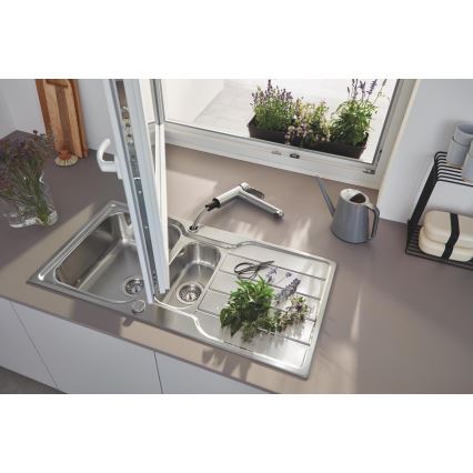 GROHE 31572SD1 - K500 mosogató 1000 × 500 mm rozsdamentes acél