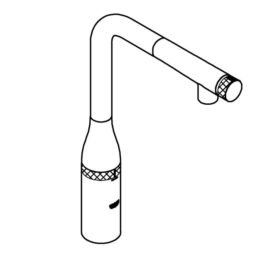 GROHE 31615000 - Mosogatócsaptelep ESSENCE SMARTCONTROL 366 mm fényes króm