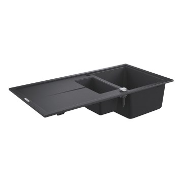 GROHE 31642AP0 - K400 kompozit mosogató 1000 × 500 mm fekete