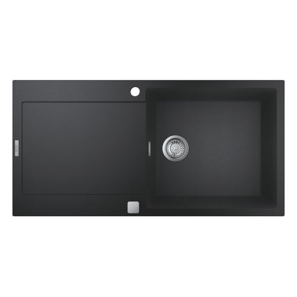 GROHE 31645AP0 - K500 kompozit mosogató 1000 × 500 mm fekete