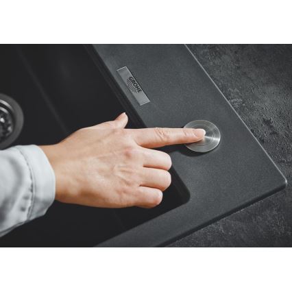 GROHE 31652AP0 - K700 kompozit mosogató 780 × 510 mm gránit/fekete