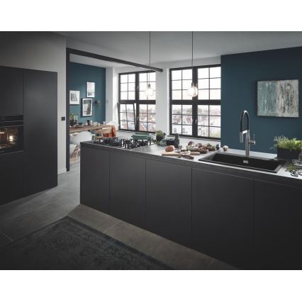 GROHE 31652AP0 - Kompozit mosogató K700 780 × 510 mm fekete