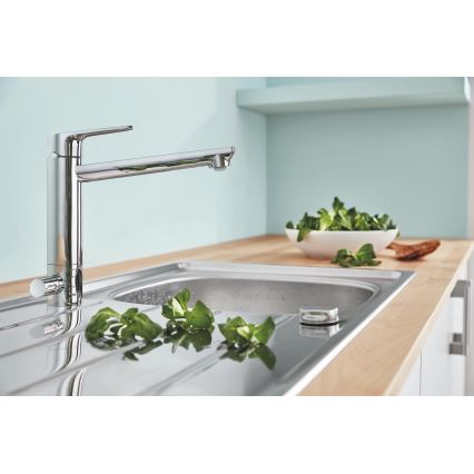 GROHE 31696000 - BAUEDGE mosogatócsaptelep, fényes króm