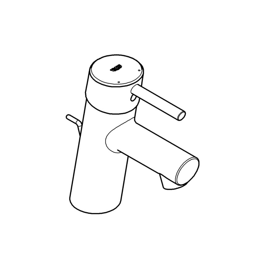 GROHE 32204001 - CONCETTO mosdócsaptelep DN 15 fényes króm