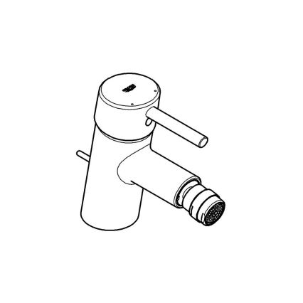 GROHE 32208001 - Bidé csaptelep CONCETTO DN 15 fényes króm