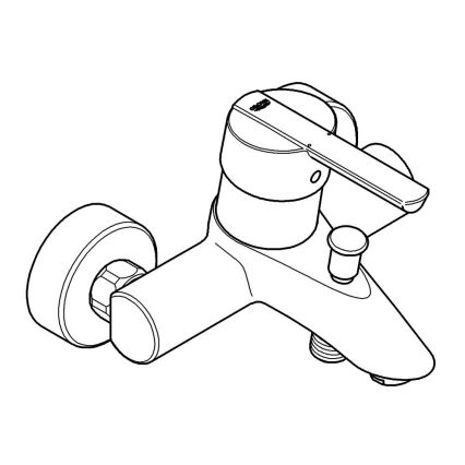 GROHE 32269000 - FEEL DN 15 kádcsaptelep, fényes króm