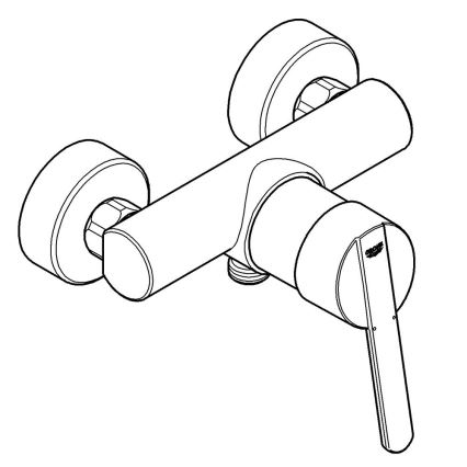 GROHE 32270000 - FEEL zuhanycsaptelep DN 15, fényes króm