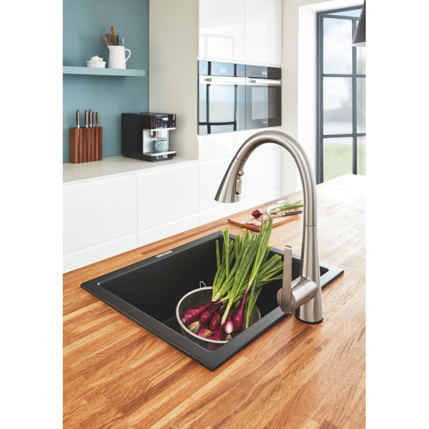 GROHE 32294DC2 - ZEDRA mosogató csaptelep, nemesacél