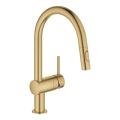 GROHE 32321GN2 - EUROCUBE mosogató csaptelep, arany