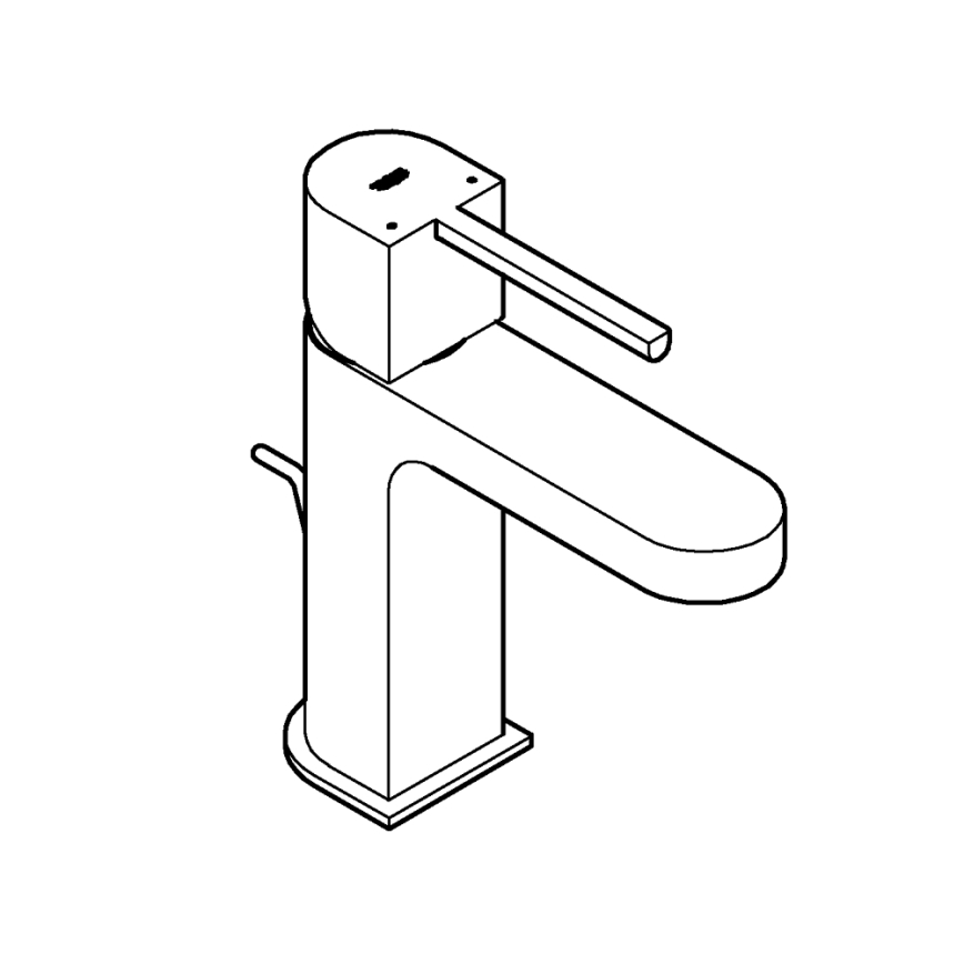 GROHE 32612003 - PLUS mosdócsaptelep, S méret, fényes króm