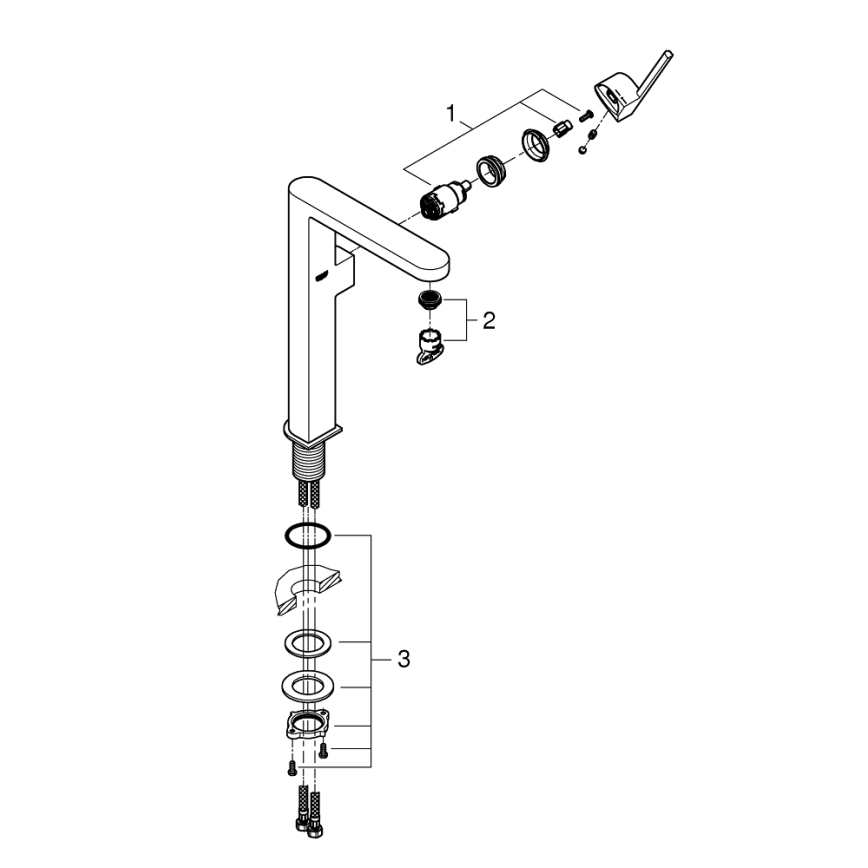 GROHE 32618003 - PLUS XL mosdócsaptelep, fényes króm