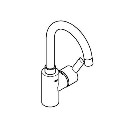 GROHE 32723001 - FEEL mosdócsaptelep, L méret, fényes króm