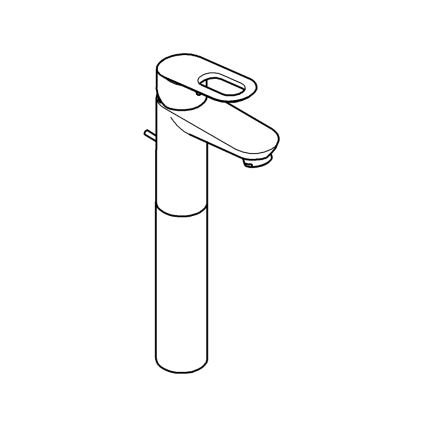GROHE 32856000 - Mosdócsaptelep BAULOOP 12” fényes króm