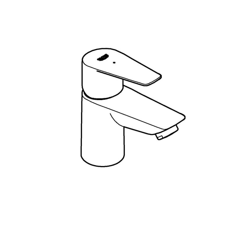 GROHE 32861001 - BAUEDGE álló mosdócsap 131 mm fényes króm