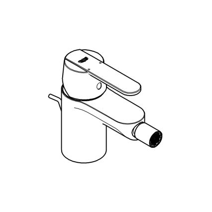 GROHE 32885000 - Bidé csaptelep GET DN 15 fényes króm