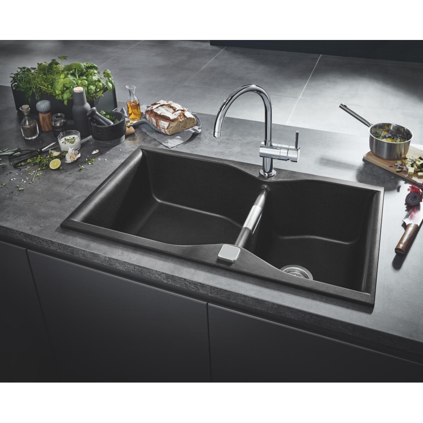 GROHE 32917000 - Mosogató csaptelep A 356 mm fényes króm