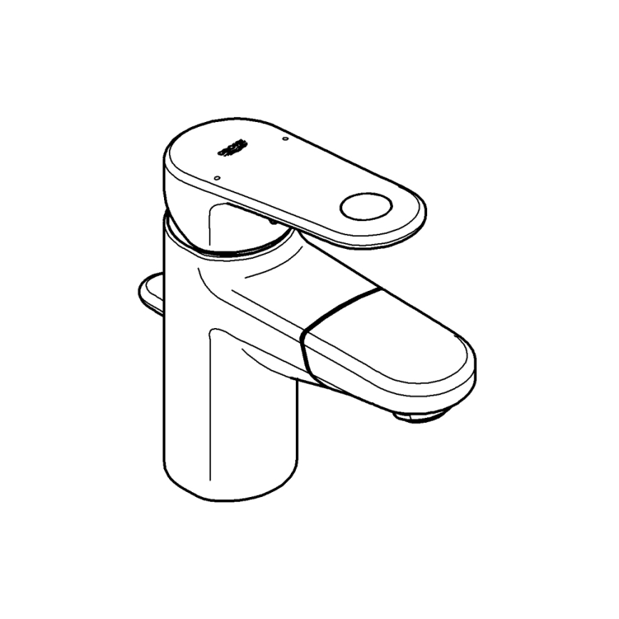 GROHE 33155002 - EUROPLUS mosdócsaptelep DN 15, fényes króm