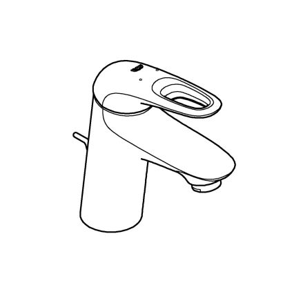 GROHE 33558LS3 - EUROSTYLE mosdócsaptelep, S méret, fehér