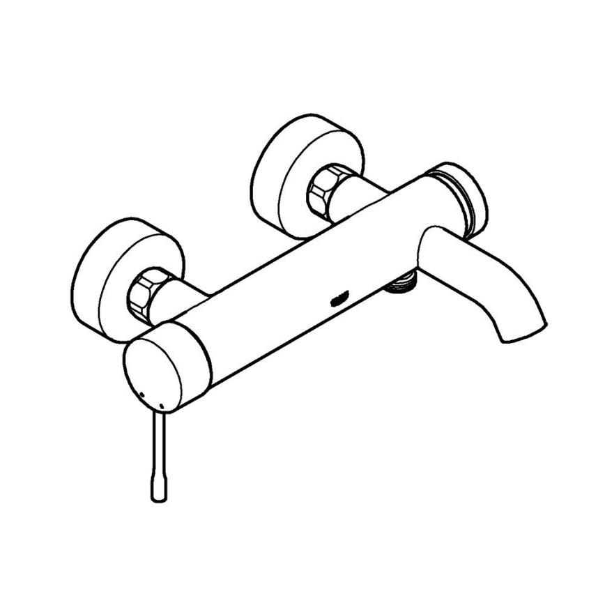 GROHE 33624001 - ESSENCE kádcsaptelep, 193 mm, fényes króm