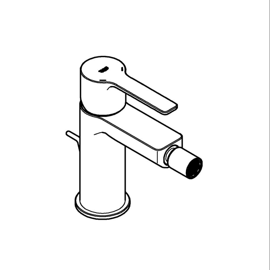 GROHE 33848001 - LINEARE bidécsaptelep DN 15, fényes króm