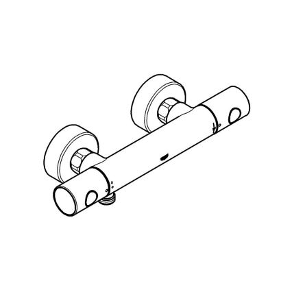 GROHE 34065AL2 -termosztátos zuhanycsaptelep GROHTHERM 1000 COSMOPOLITAN DN 15 grafitszürke