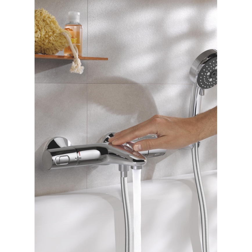 GROHE 34227002 - termosztátos kádcsaptelep PRECISION TREND DN 15 fényes króm