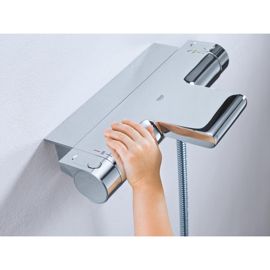 GROHE 34464001 - Termosztátos kádcsaptelep GROHTHERM 2000 DN 15 fényes króm