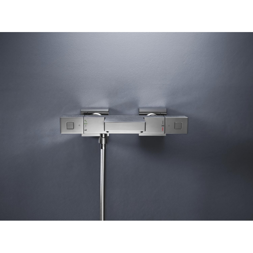 GROHE 34497000 - GROHTHERM CUBE termosztátos kádcsaptelep DN 15, fényes króm