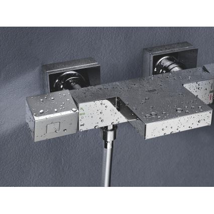 GROHE 34497000 - GROHTHERM CUBE termosztátos kádcsaptelep DN 15, fényes króm