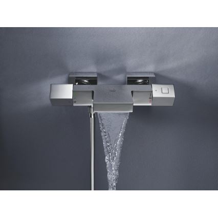 GROHE 34497000 - GROHTHERM CUBE termosztátos kádcsaptelep DN 15, fényes króm